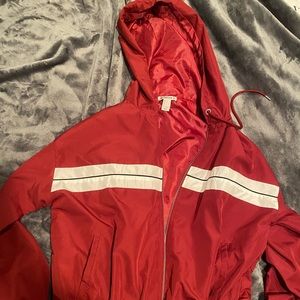Red Windbreaker